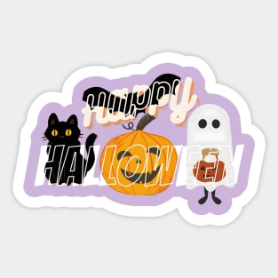 Happy Halloween Costume Sticker